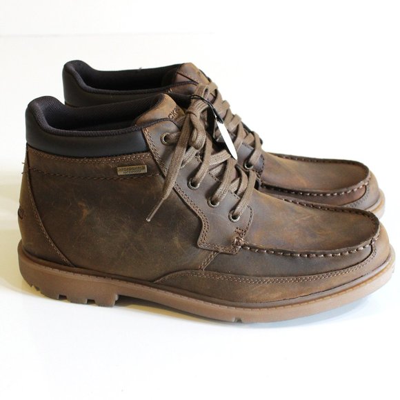Rockport Mens Leather Boots Size 5 